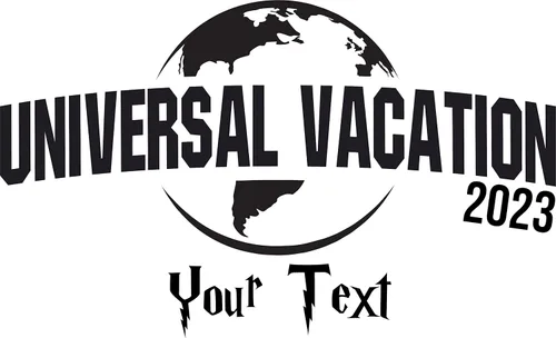 Miniatura 5 de SEC Apparel Parches universales de vinilo para planchar en las vacaciones familiares para camisetas, tela y ropa (vacaciones universales 1)