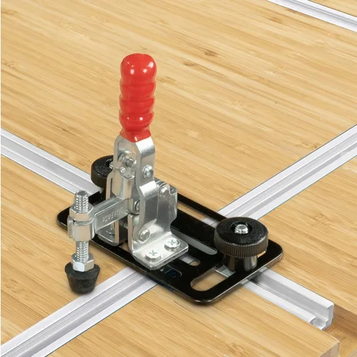 Miniatura 6 de POWERTEC 71351-P2 T-Track 48 pulgadas Heavy Duty Montaje especializado en riel de ranura en T para pernos hexagonales de 1/4"-20, 2