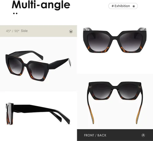 Miniatura 4 de kimorn Gafas de sol para mujeres y hombres de moda retro gafas de sol de moda K1354