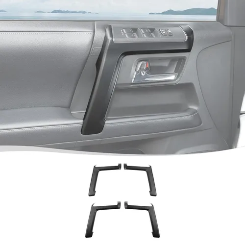 Miniatura 12 de Voodonala Panel de interruptores de ventana para Toyota 4Runner 2010-2024, cubierta de panel de manija lateral compatible con Toyota 4Runner SUV