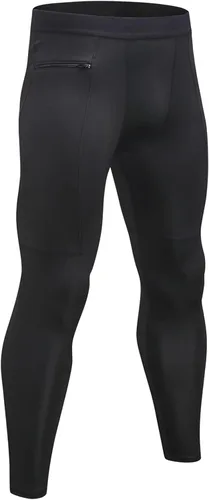 Miniatura 8 de Pantalones de compresión para hombre, mallas con bolsillos, para deportes de secado fresco, mallas atléticas para baloncesto y correr
