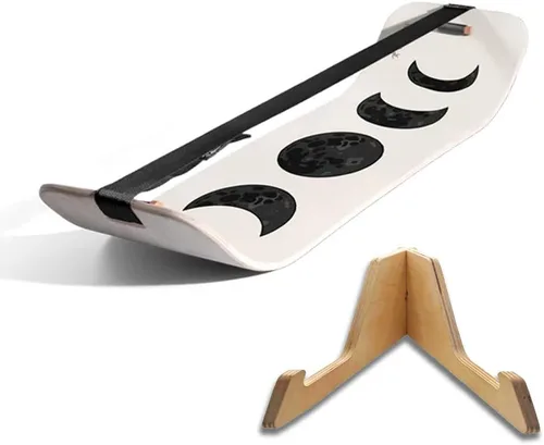 Miniatura 9 de GIBBON SlackBoard - GiBoard Balance Board Kids & Adults - Slackline Balance Trainer - Slack Board Core Workout Equipment Home Gym Training