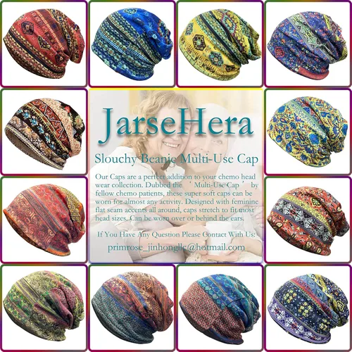 Miniatura 6 de JarseHera Gorros de algodón para quimioterapia para mujer, gorro para el cáncer, turbante
