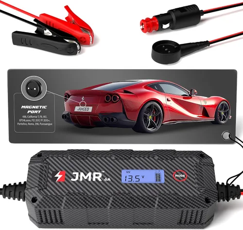 Miniatura 12 de JMR Cargador de Batería para Ferrari 458 California F12 FF 599 612 F430 Cargador de Goteo Acondicionador Mantenedor