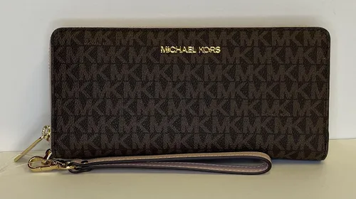 Miniatura 2 de MICHAEL Michael Kors Jet Set Cartera Continental de viaje con gancho para monedero Michael Kors