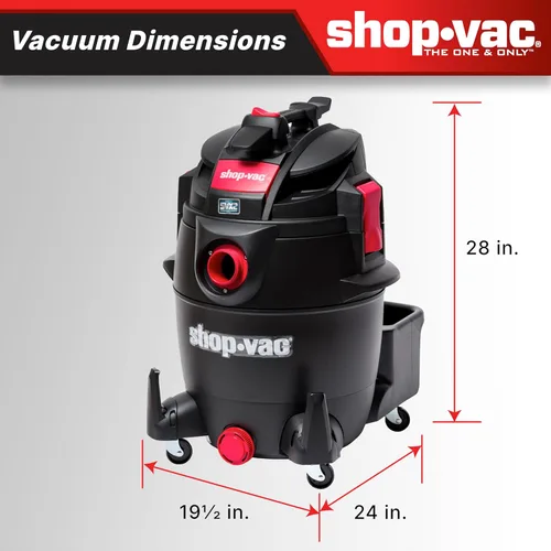 Miniatura 2 de Shop-Vac 5801411 Aspiradora de taller húmedo/seco de 14 galones, 5.5 CV pico, 2.5 pulgadas de diámetro x manguera de 7 pies, cable de 20 pies, ideal