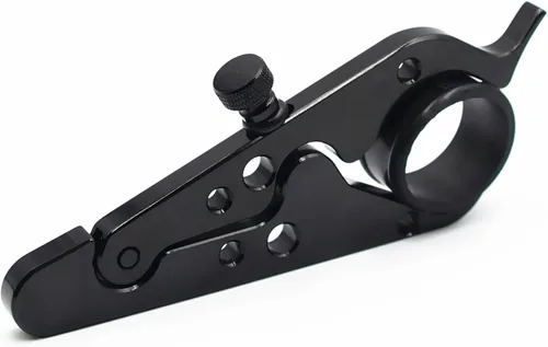 Miniatura 2 de Control de crucero de motocicleta,Muñeca de asistencia universal del acelerador Abrazadera de bloqueo de mano de aluminio con anillo de silicona