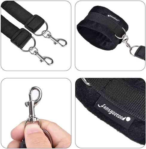 Miniatura 7 de Kit de restricciones sexuales BDSM, juguetes sexis para muñecas, para dormitorio de adultos, kit de amarres para adultos, herramientas para parejas