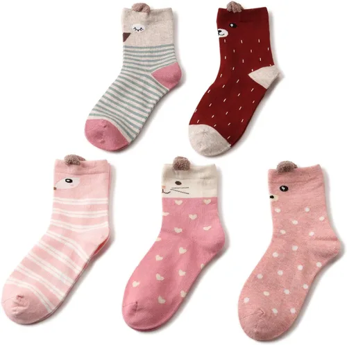 Miniatura 2 de SUNBVE Kids Girls Cute Fashion Soft Cotton Dress Socks Gift