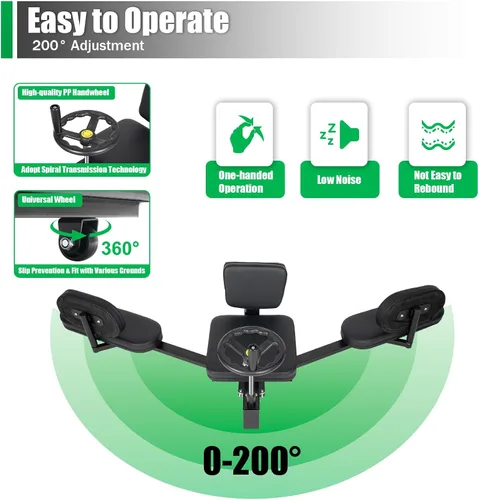 Miniatura 2 de Máquina estiradora de piernas, estiramiento de entrenamiento de piernas divididas, 200 grados pro máquina de estiramiento de piernas