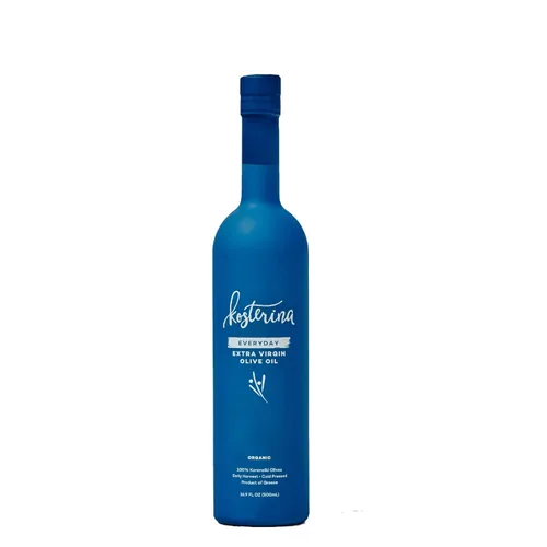 Kosterina - Aceite de oliva virgen extra orgánico para uso diario, AOVE griego de cocción a alta temperatura, hecho de aceitunas Koroneiki 100%