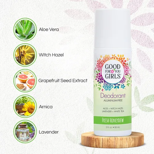 Miniatura 4 de Good for You Girls - Desodorante libre de aluminio, natural y vegano para niños, preadolescentes, adolescentes, protección segura y efectiva contra