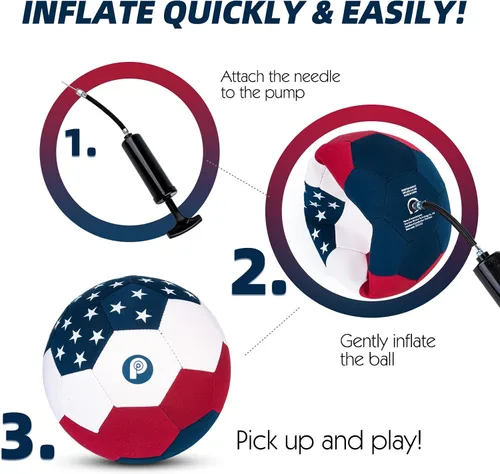 Miniatura 7 de Picador The House Ball, Soft and Safe Indoor Soccer Balls Size 4 for Inside Home Yard, Fun Kids Soccer Gifts for Girls Boys Indoor Play