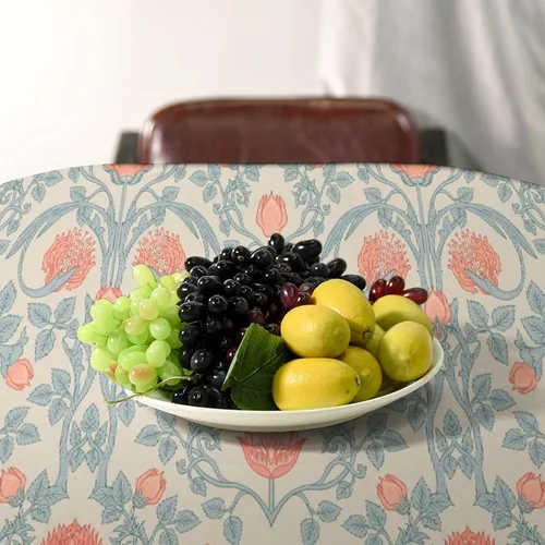 Miniatura 351 de Mantel Floral Retro de Pájaros, Diseño Original Bohemio William Morris Estampado Cubierta de Mesa para Hogar Picnic Fiesta Comedor Cocina William