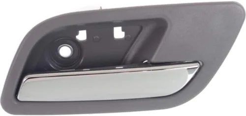 Miniatura 6 de Para Chevy Tahoe Manija de puerta interior trasera lado del conductor Bisel gris con palanca cromada 2007-2014 Trim:All Submodels
