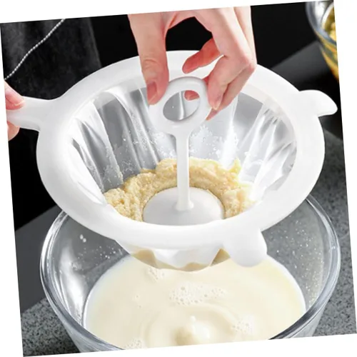 Miniatura 3 de BESTonZON 2 juegos de colador de malla ultra fina con filtro de malla de barra de prensa para jugo de leche de malla fina colador para uso en cocina