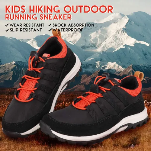 Miniatura 5 de UOVO Boys Shoes Boys Sneakers Boys Hiking Tennis Running Shoes Kids Waterproof Athletic Outdoor Sneakers Non-Slip Comfortable(LittleBig Boys)
