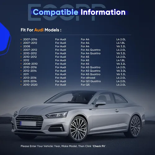 Miniatura 2 de ECCPP Compresor de CA apto para Audi A4 A5 A5 Quattro Q3 Quattro 1.8L 2.0L 3.2L 2007-2016 Ajuste para Porsche Macan 2.9L 3.0L 2019-2022 Compresor