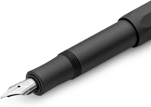 Miniatura 3 de Kaweco AL SPORT Pluma estilográfica Antracita I Premium Aluminio Depósito Pluma para Cartuchos de Tinta 5.1 in I Nib: B (Ancho)