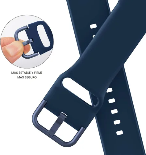 Miniatura 4 de Correa deportiva para Apple Watch, 49, 46, 45, 44, 42, 41, 40 y 38 mm, correa de silicona suave, cierre clásico, reemplazo para iWatch Series 11