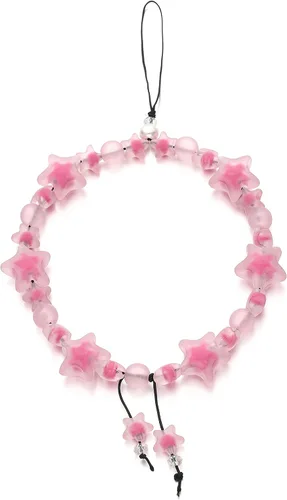 Miniatura 8 de Correa de muñeca para celular, bonita cadena para teléfono, cordón para teléfono, cadena con cuentas de arcilla, accesorios para teléfono, lindas