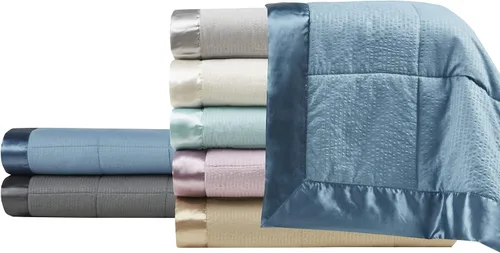 Miniatura 6 de Madison Park Cambria - Manta alternativa de plumón, tratamiento prémium 3M Scotchgard que absorbe la humedad, funda de cama ligera y suave