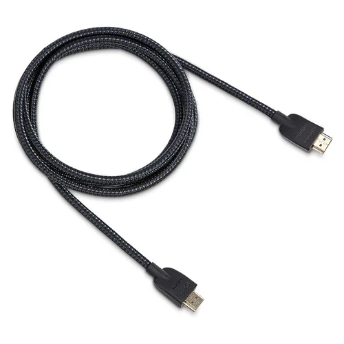 Miniatura 5 de Amazon Basics Cable HDMI de 6 pies, cable HDMI 2.0 4K (18 Gbps), trenzado de nailon, 4K @60Hz, 2160p, 48 bits, compatible con TV/PS5/Xbox/Roku, Negro