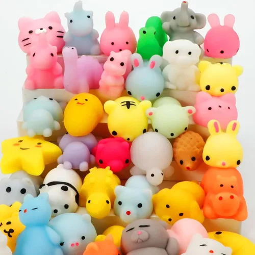 40 paquetes de juguetes esponjosos para niños, Kawaii Squishies, animales esponjosos para fiestas, regalos de cumpleaños, rellenos para bolsas de