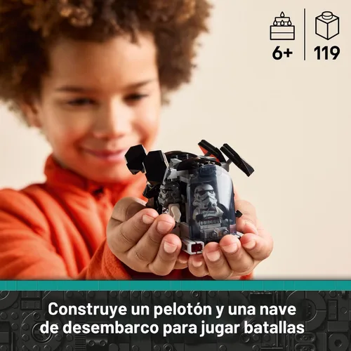 Miniatura 2 de LEGO Star Wars Paquete de soldados Death Trooper y Night Trooper para niños - Set de construcción para juego de rol - Kit de modelo de la serie