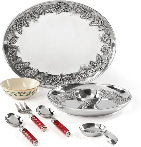 Miniatura 4 de Lenox 878975 Holiday Jewel - Set de servicio de 3 piezas