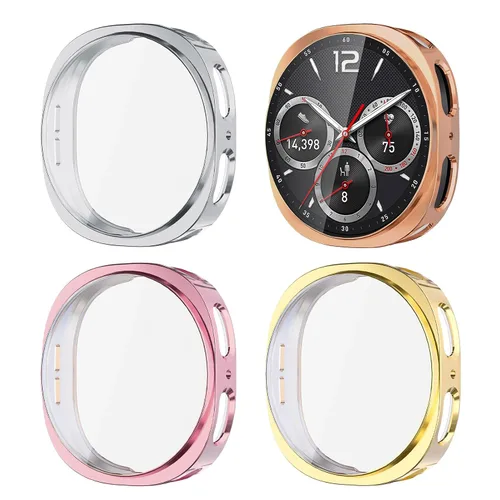Miniatura 23 de (Paquete de 4) Funda Protectora de Pantalla Compatible para Samsung Galaxy Watch 6 de 40 mm (Versión 2023) Funda de Silicona Protectora Completa