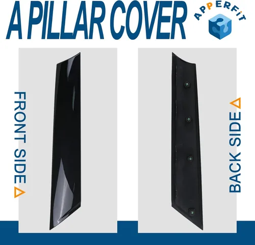 Miniatura 4 de APPERFiT Moldura de Poste de Parabrisas Cubierta de Pilar A Compatible con Mini Cooper R55 R56 R57 2007-2015 Moldura Lateral Reemplaza 51137272583