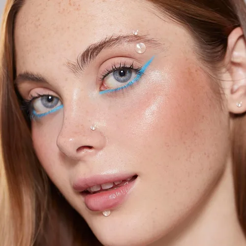 Miniatura 8 de 60 piezas de retenedores de nariz transparentes Bioflex acrílicos para el trabajo escolar, nariz, vientre, pezón, lengua, tabique, cejas, labios