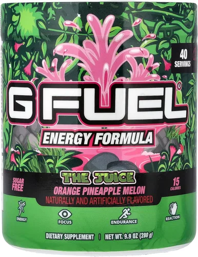 Miniatura 8 de G Fuel Hype Sauce 2.0 - Bebida energética en polvo, mezcla de cafeína preentrenamiento para juegos, amino de enfoque sin azúcar, vitamina +