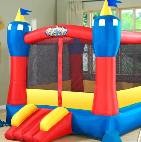 Miniatura 3 de Castillo hinchable mágico Blast Zone - Casa de rebote hinchable con soplador - Calidad premium - Interior/exterior - Portátil - Se instala