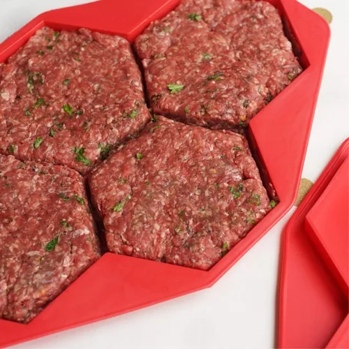 Burger Master MAX - Prensa para hamburguesas 4 en 1 Shape+Store