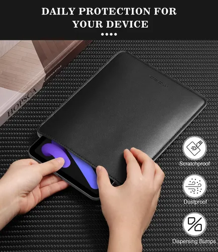 Miniatura 5 de MoKo Funda para Tablet de 7-8 Pulgadas, Maletín de Cuero PU Estuche Delgado y Elegante Compatible con Nuevo iPad Mini (A17 Pro) 8.3" 2024, iPad Mini