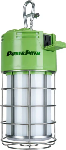 Miniatura 11 de PowerSmith PTLK516-130 - Luz de trabajo LED temporal de 16,000 lúmenes con 4 paneles pivotantes, gancho de metal de montaje rápido y cable