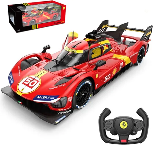 Miniatura 11 de Voltz Toys Coche RC Le Mans a escala 1/14 con licencia Le Mans Series a control remoto, modelo de auto de juguete para niños y adultos con puertas