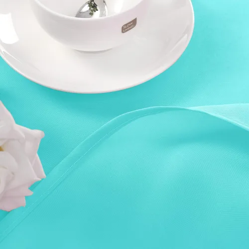Miniatura 5 de Hiasan Mantel redondo de 30 pulgadas – Mantel de tela de poliéster impermeable resistente a las manchas a prueba de derrames, para comedor, cocina
