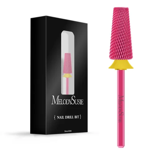 Miniatura 45 de MelodySusie Super Cut Edition Brocas para Uñas 5 en 1, Brocas Multifunción de Carburo de Tungsteno de 3/32'', Adecuadas para Manicura Pedicura