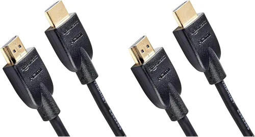 Miniatura 11 de Amazon Basics Cable HDMI, paquete de 2, 6 pies, 4K @60Hz, cable HDMI 2.0 4K de alta velocidad (18 Gbps), 2160p, 48 bits, compatible