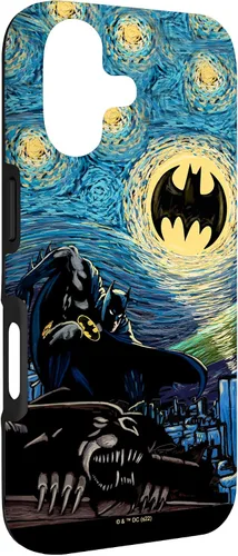 Miniatura 3 de DC Comics Batman Starry Night Style Painting Case para iPhone 17