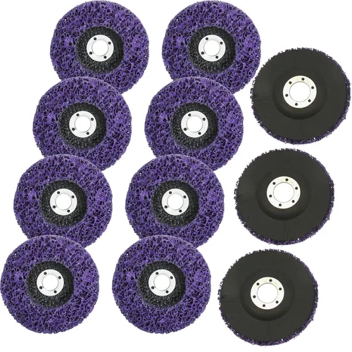 Miniatura 8 de Lamsion Rueda removedor de óxido para quitar pintura y oxidación, disco abrasivo de ángulo abrasivo (5 unidades, 4 pulgadas x 60 #)