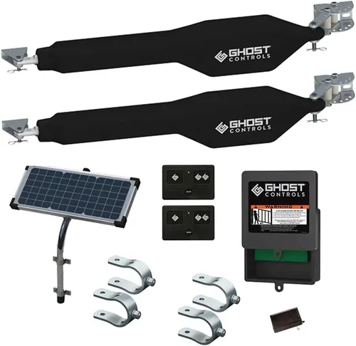 Miniatura 11 de Sistema automático de apertura para puertas batientes de hasta 20 pies de longitud, de Ghost Controls, negro, TDS2, 12.00 volts