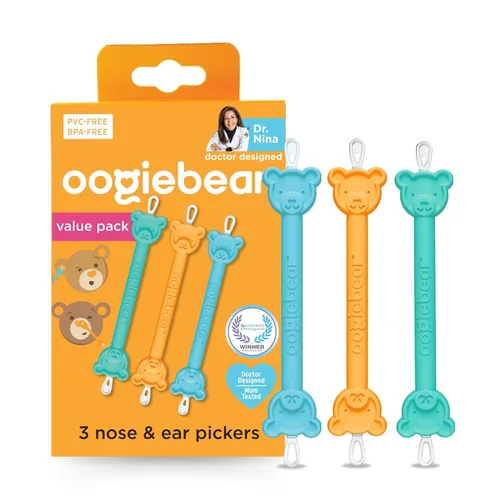 Miniatura 14 de Oogiebear – Limpiador de oídos y nariz para bebés, Paquete de 1 Azul