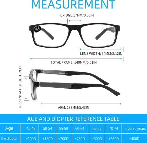 Miniatura 2 de Gafas de lectura con bloqueo de luz azul, paquete de 4 lectores de computadora para mujeres y hombres, anteojos con filtro de rayos UV antirreflejos