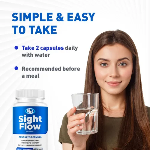 Miniatura 4 de Sight Flow - Cápsulas para ojos de fórmula avanzada, suplemento oficial de SightFlow Pills de apoyo premium, todos los ingredientes naturales
