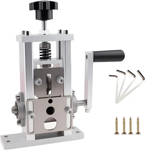 Esokoya Máquina peladora de alambre, máquina peladora de alambre de cobre con taladro para pelar cable de 0.06 a 1 pulgada, máquina peladora de