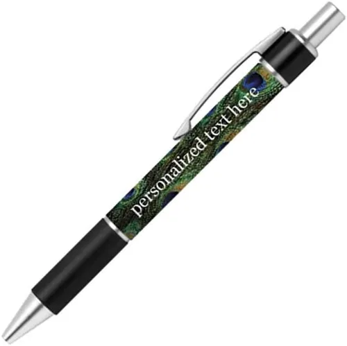 Miniatura 23 de Bolígrafo personalizado – Nombre o mensaje personalizado – Colores o impresiones – Regalo de papelería, suministros para la escuela de negocios
